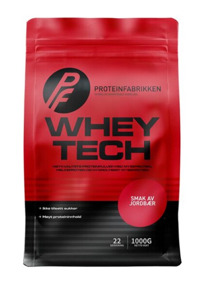 Proteinfabrikken Whey Tech Jordgubb 1kg