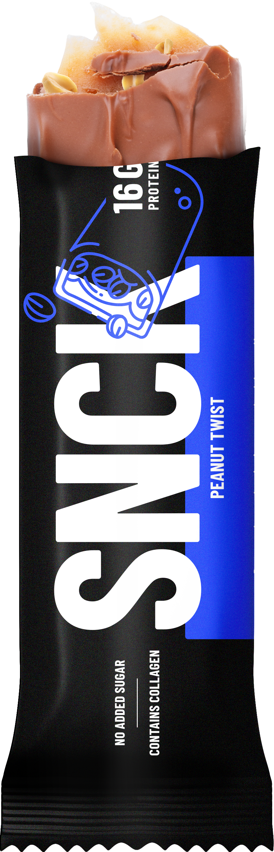 SNCK Proteinbar Peanut Twist 55g