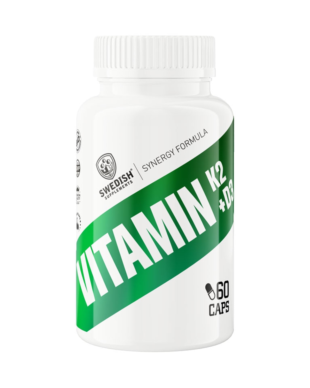 Swedish Supplements Vitamin K2+D3 60 kapslar