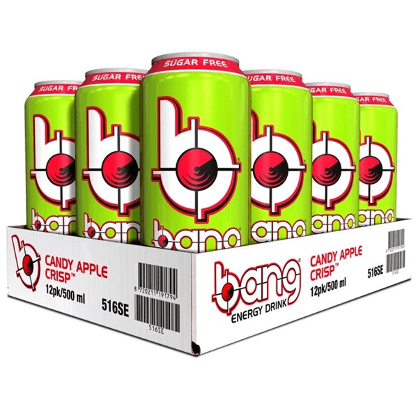 Bang Energy candy apple crisp flak