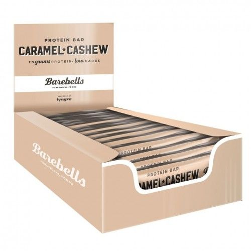 Barebells proteinbars caramel box