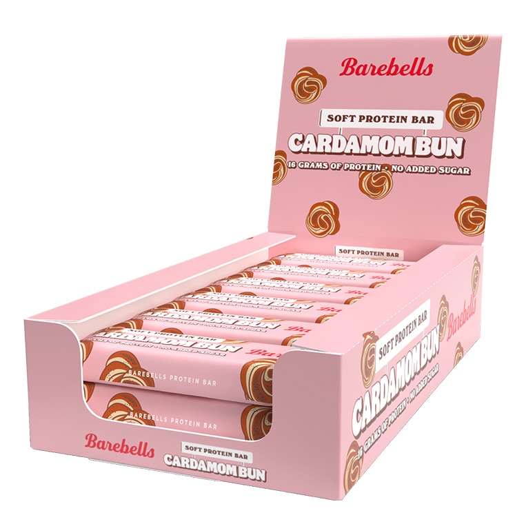 Barebells Soft Protein Bar Cardamom Bun 12x55g