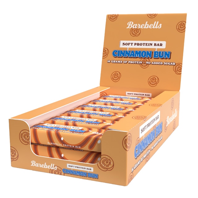 Barebells Soft Protein Bar Cinnamon Bun 12x55g