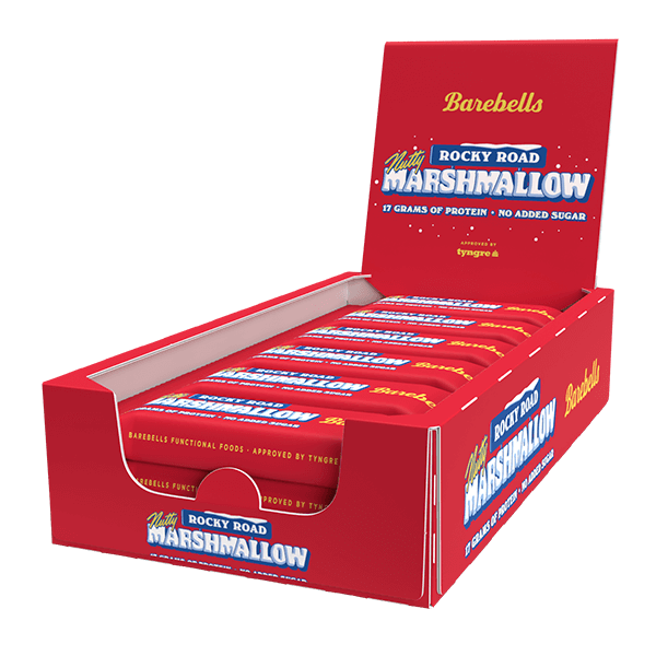 Barebells proteinbars rockyroad box