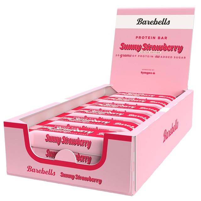 Barebells Protein Bar Sunny Strawberry 12x55g