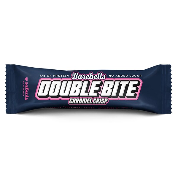 Barebells proteinbars doublebite caramel crisp