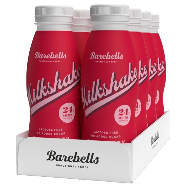 barebells milkshake raspberry 8p