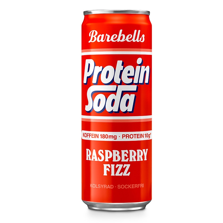 Barebells Protein Soda Raspberry Fizz 12x355ml