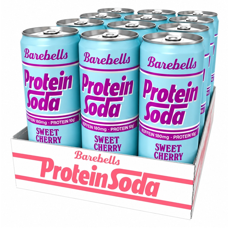 Barebells Protein Soda Sweet Cherry 12x355ml