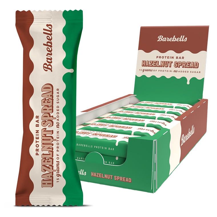 Product Image for Barebells protein bar hazelnut spread 12x45g