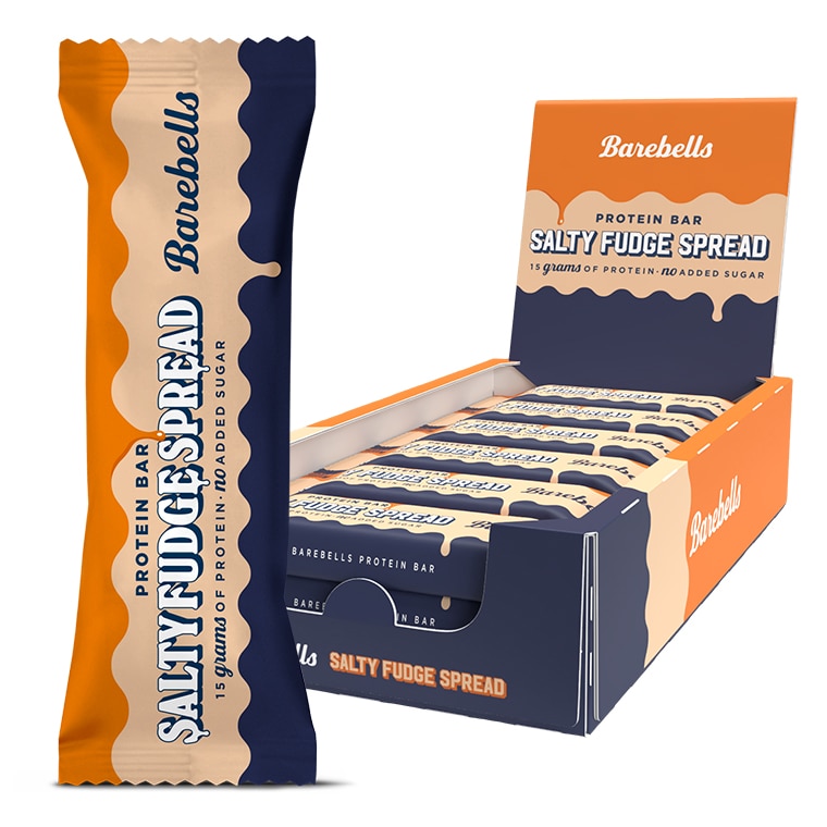 Product Image for Barebells protein bar salty fudge spread 12x45g