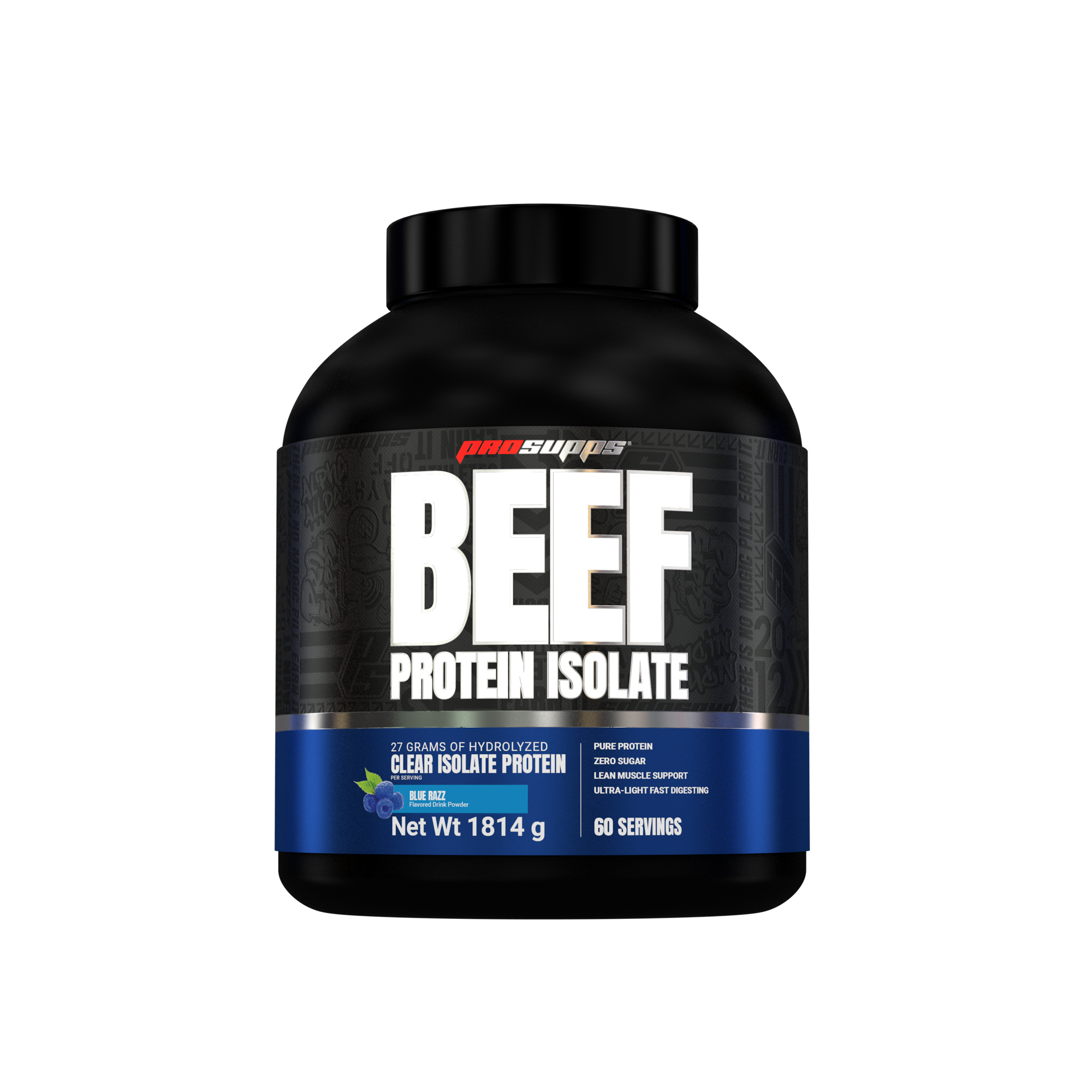 Pro Supps Beef Protein Isolate Blue Razz 1816g