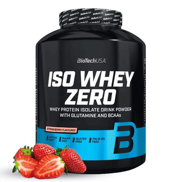 BioTechUSA Iso Whey Zero Strawberry 2,27kg