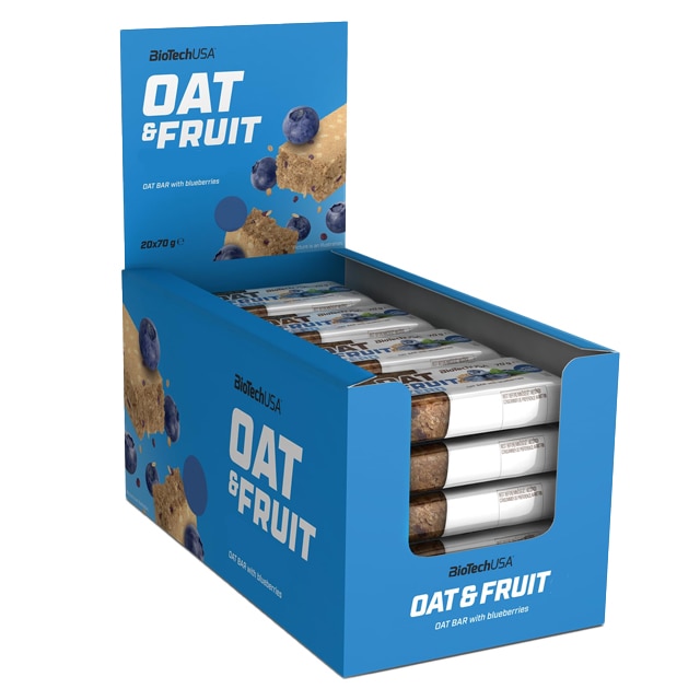 BioTechUSA Oat & Fruit Bar Blueberry 20x70g