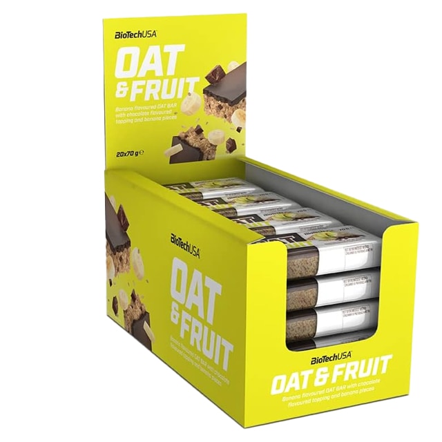 BioTechUSA Oat & Fruit Bar Chocolate Banana 20x70g