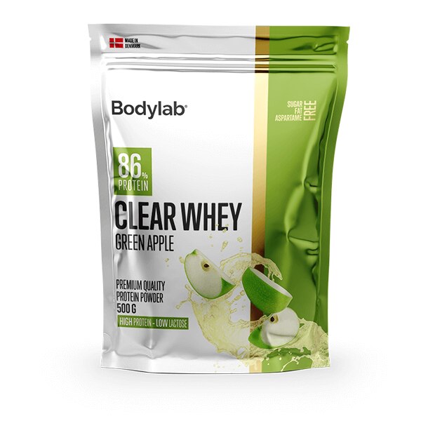 Bodylab clear whey green apple