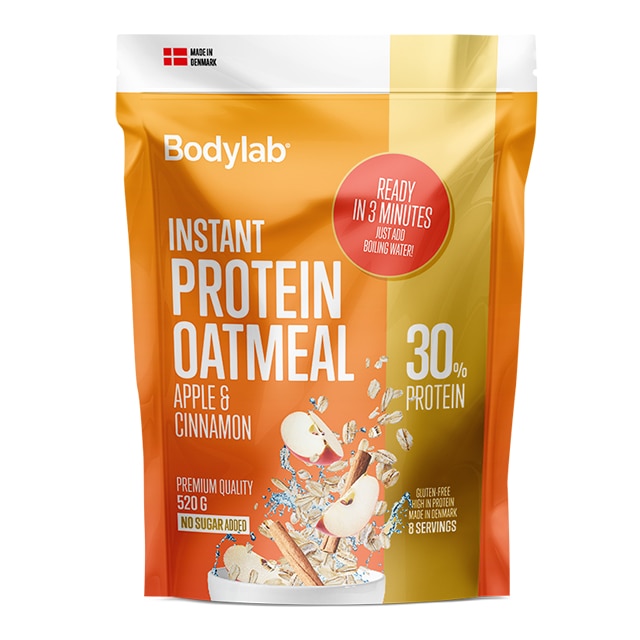 bodylab instant oatmeal apple cinnamon 520g