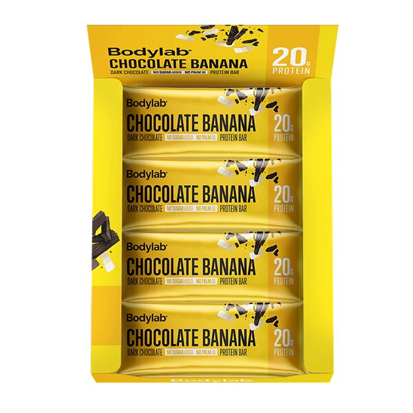 Bodylab proteinbar banana box