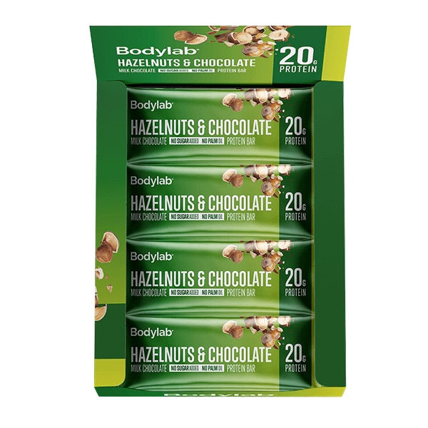Bodylab Protein Bar Hazelnuts & Chocolate 12x55g