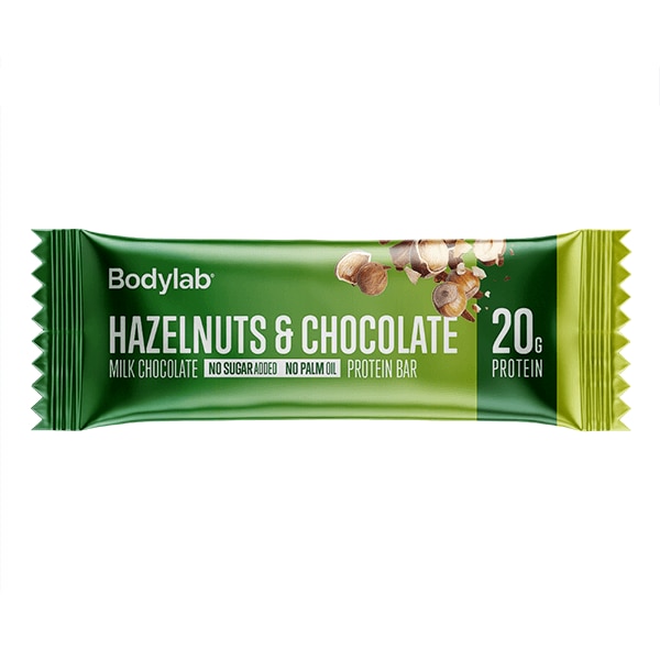 Bodylab proteinbar hazelnuts chocolate
