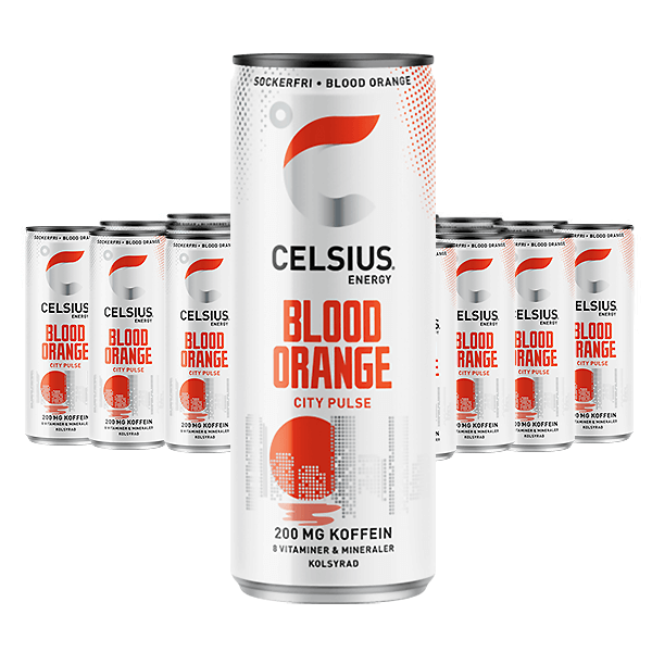 Celsius blood orange flak
