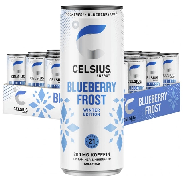 Celsius blueberry frost flak