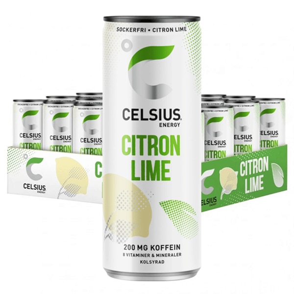 Celsius citronlime flak