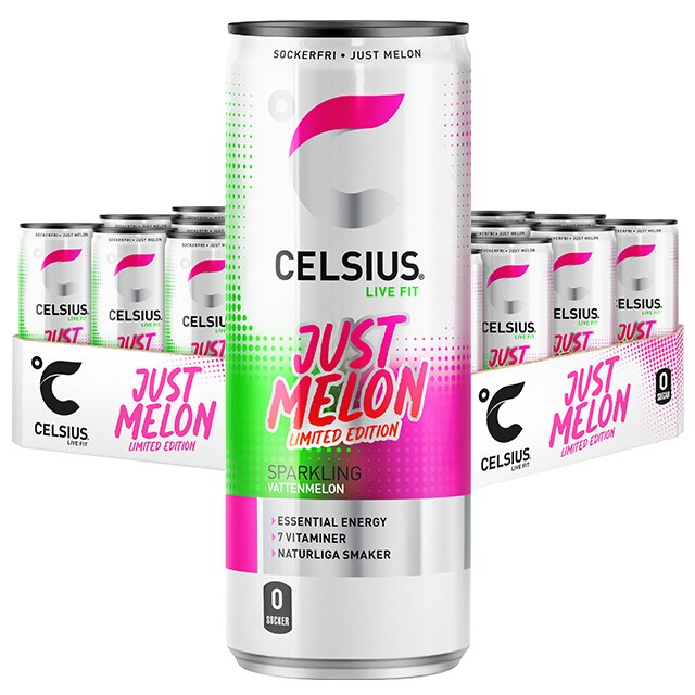 celsius just melon flak 24x355ml