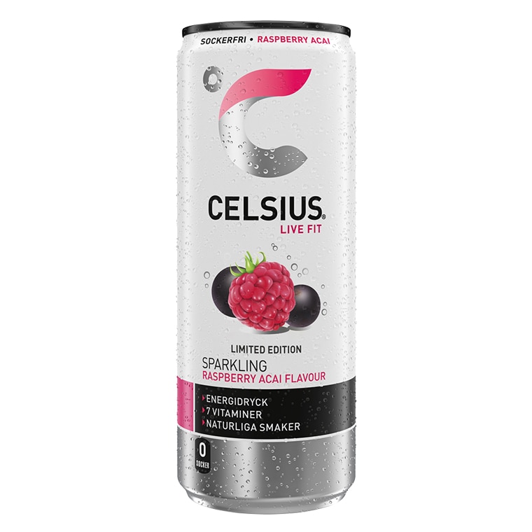 Celsius Raspberry Acai 250ml