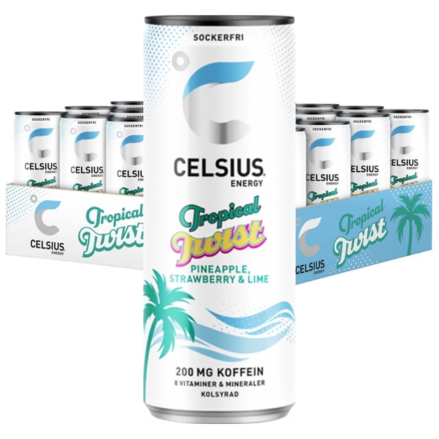 celsius tropical twist flak 24x355ml