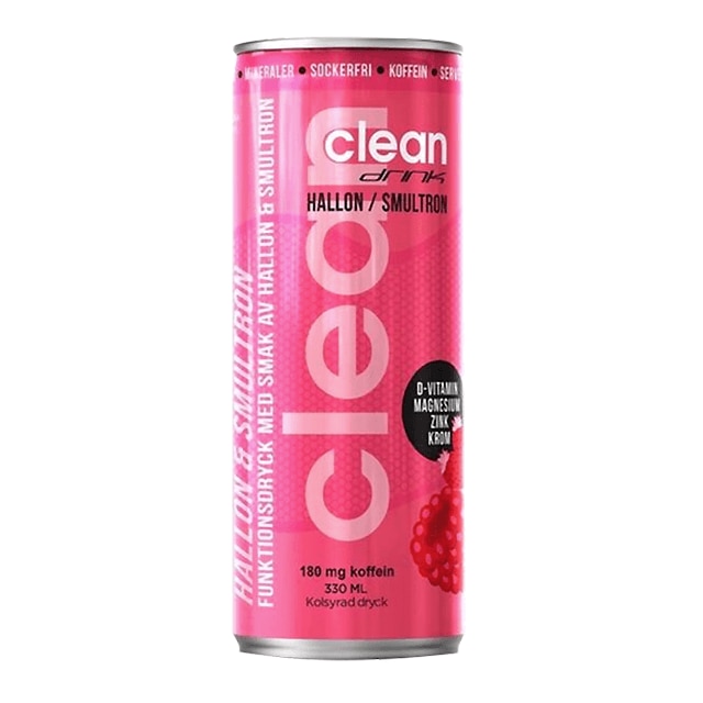 Clean Drink BCAA Hallon/Smultron 330ml
