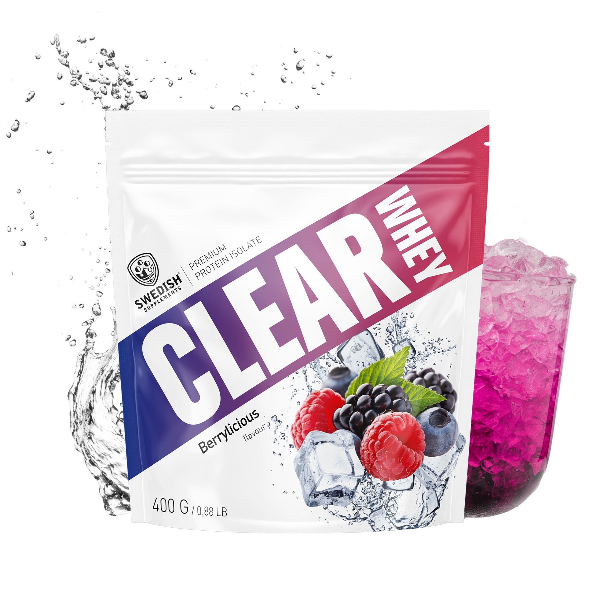 Swedish Supplements Clear Whey Berrylicious 400g