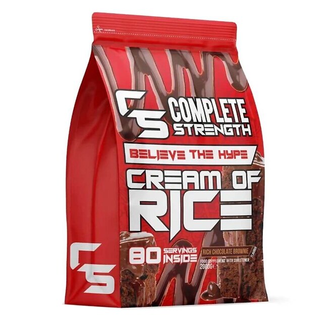 complete strength creamofrice chocolate brownie 2kg
