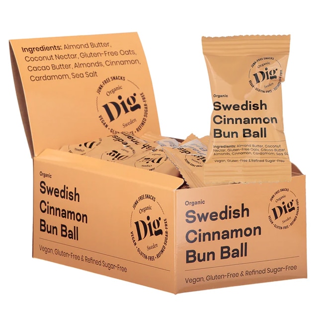 DIG Swedish Cinnamon Bun Ball 16x25g