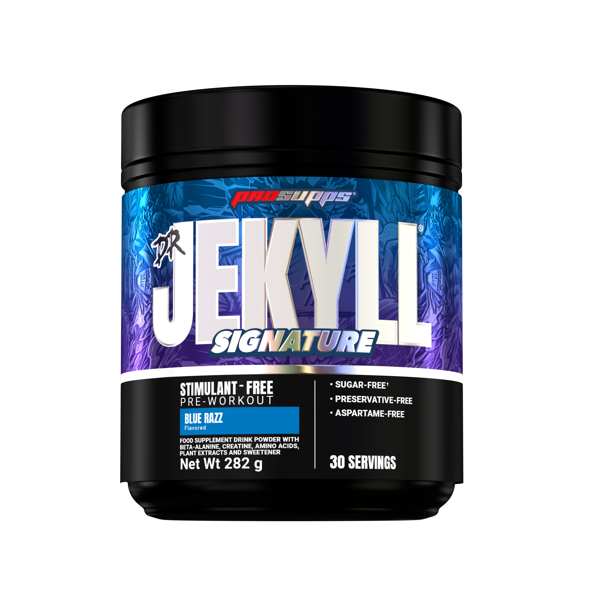 Pro Supps Dr Jekyll Sign. V2 Blue Razz 30 serveringar 