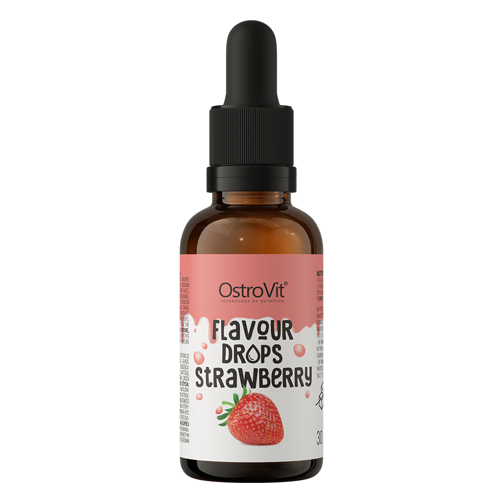 OstroVit Flavour Drops Strawberry 30ml