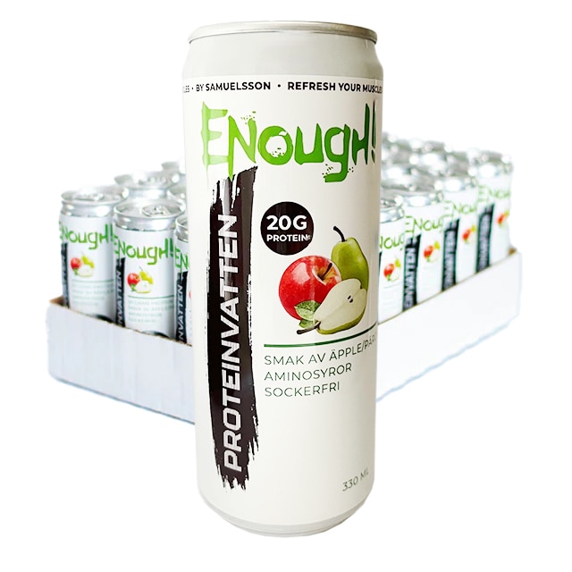 Enough Proteinvatten Äpple/Päron 24x330ml