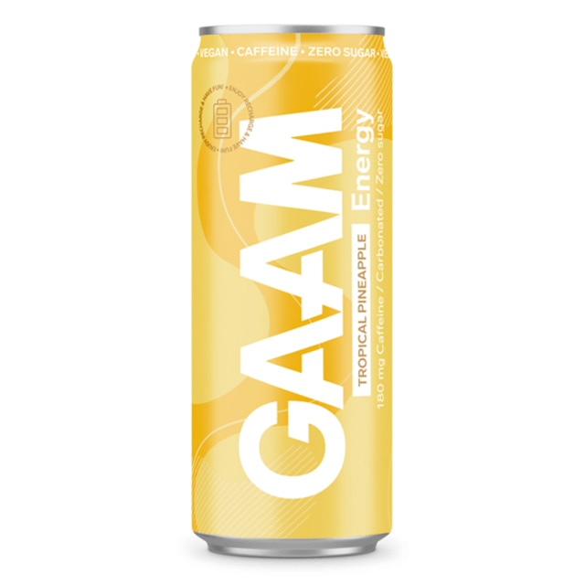 GAAM Energy Tropical Pineapple 330ml