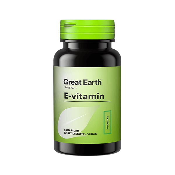 Great Earth e -vitamin 60kapslar