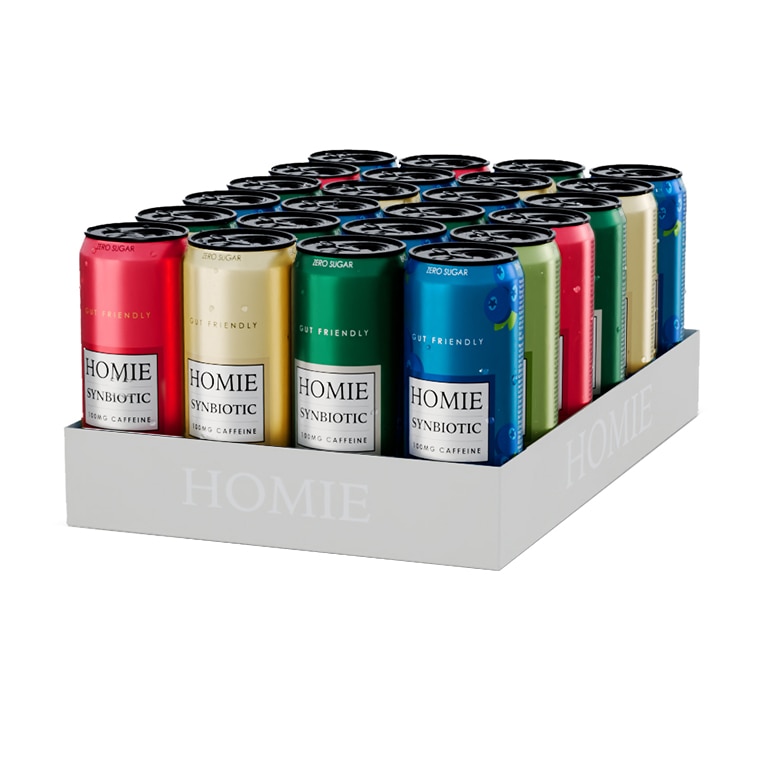 Homie Wake Up Synbiotic Mixflak 24x330ml