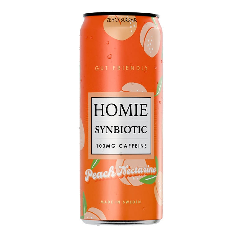 Homie Wake Up Synbiotic Peach Nectarine 330ml