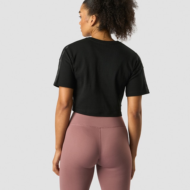 ICANIWILL Stance Cropped T-shirt Wmn  Black