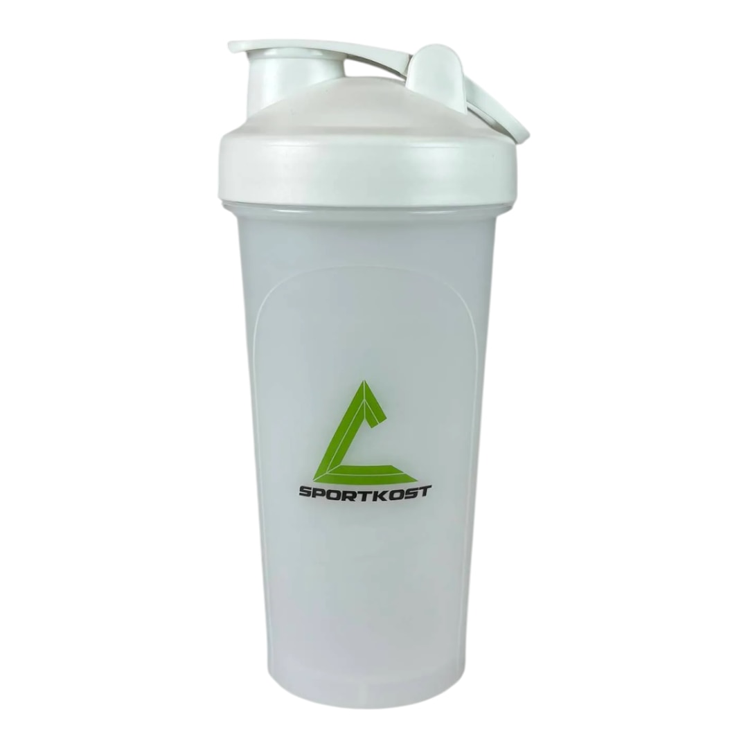 Sportkost Shaker White transparent 700ml