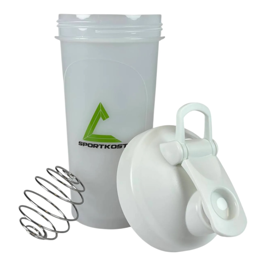 Sportkost Shaker White transparent 700ml