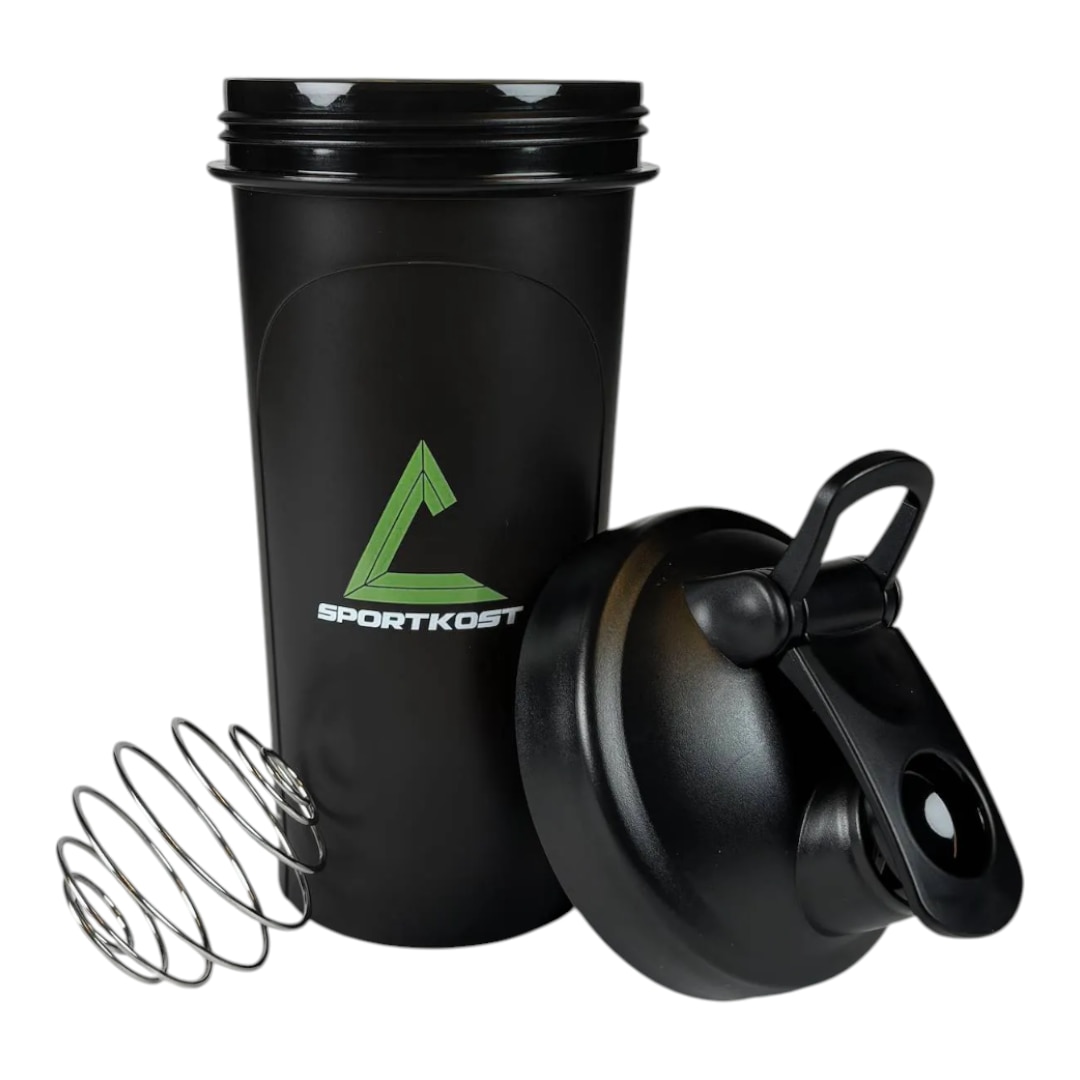 Sportkost Shaker Black transparent 700ml
