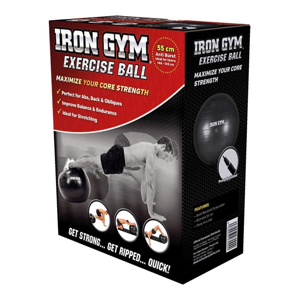 Iron gym exercise ball 55 2
