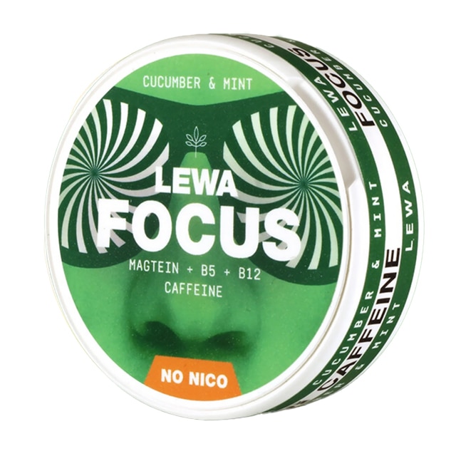 LEWA Focus Cucumber & Mint Nikotinfritt snus 10-pack