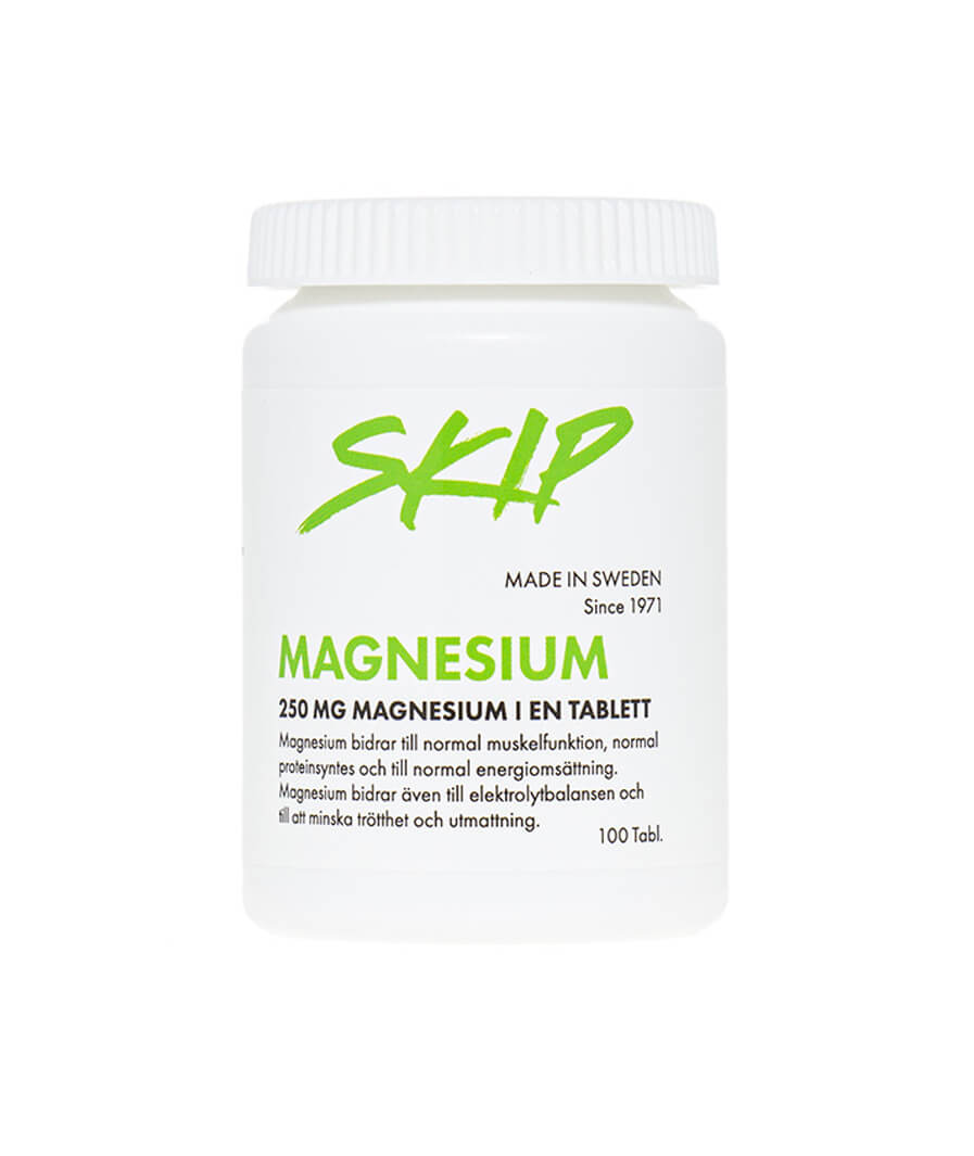 Skip Nutrition Magnesium 250mg 100 tabletter