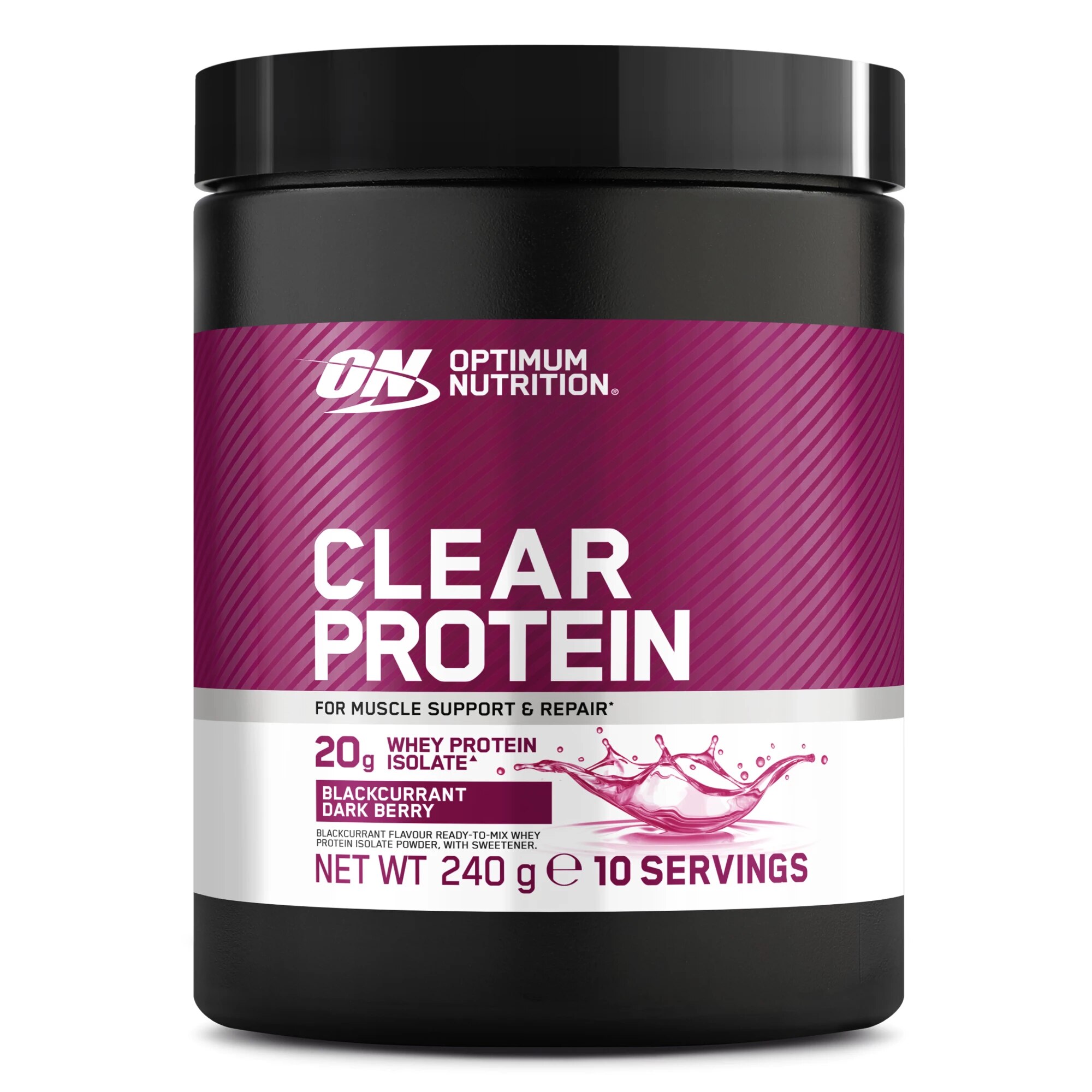 Optimum Nutrition Clear Whey Blackcurrant 240g