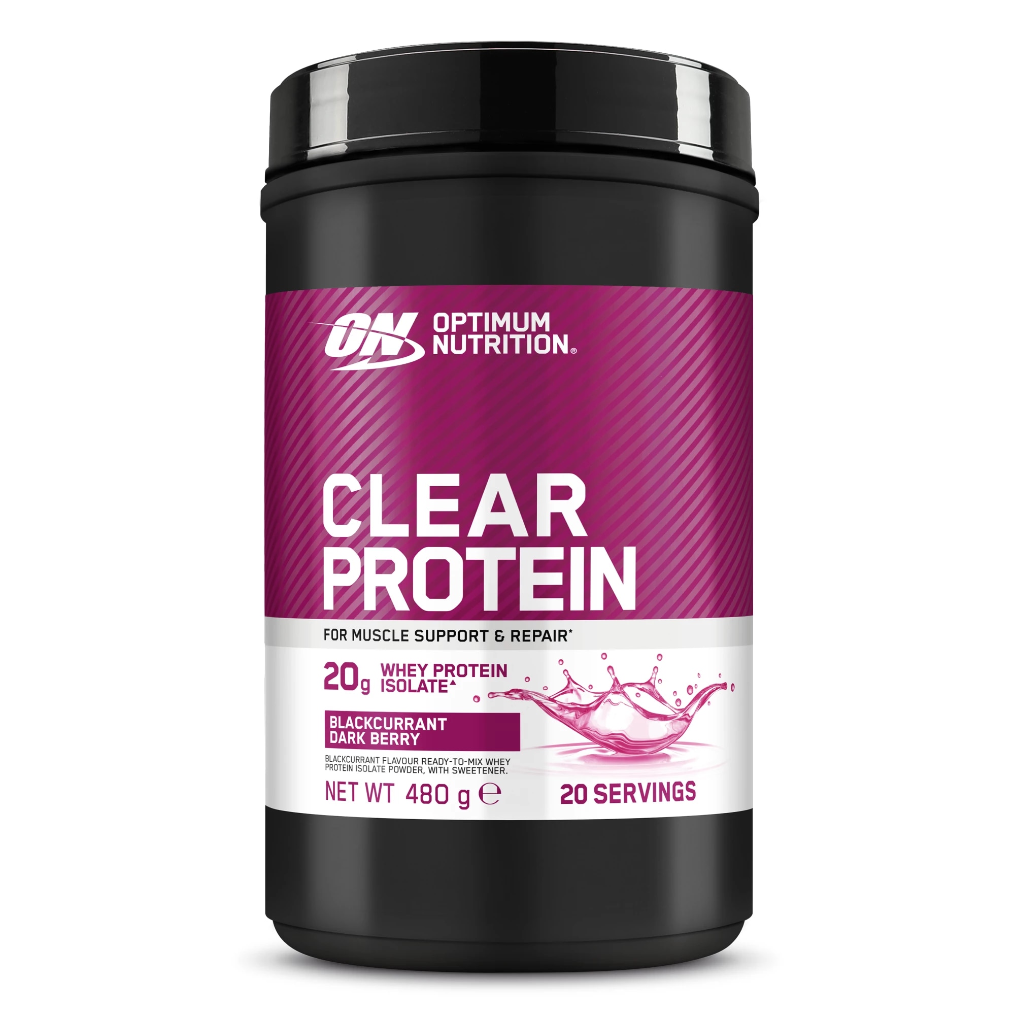 Optimum Nutrition Clear Whey Blackcurrant 480g